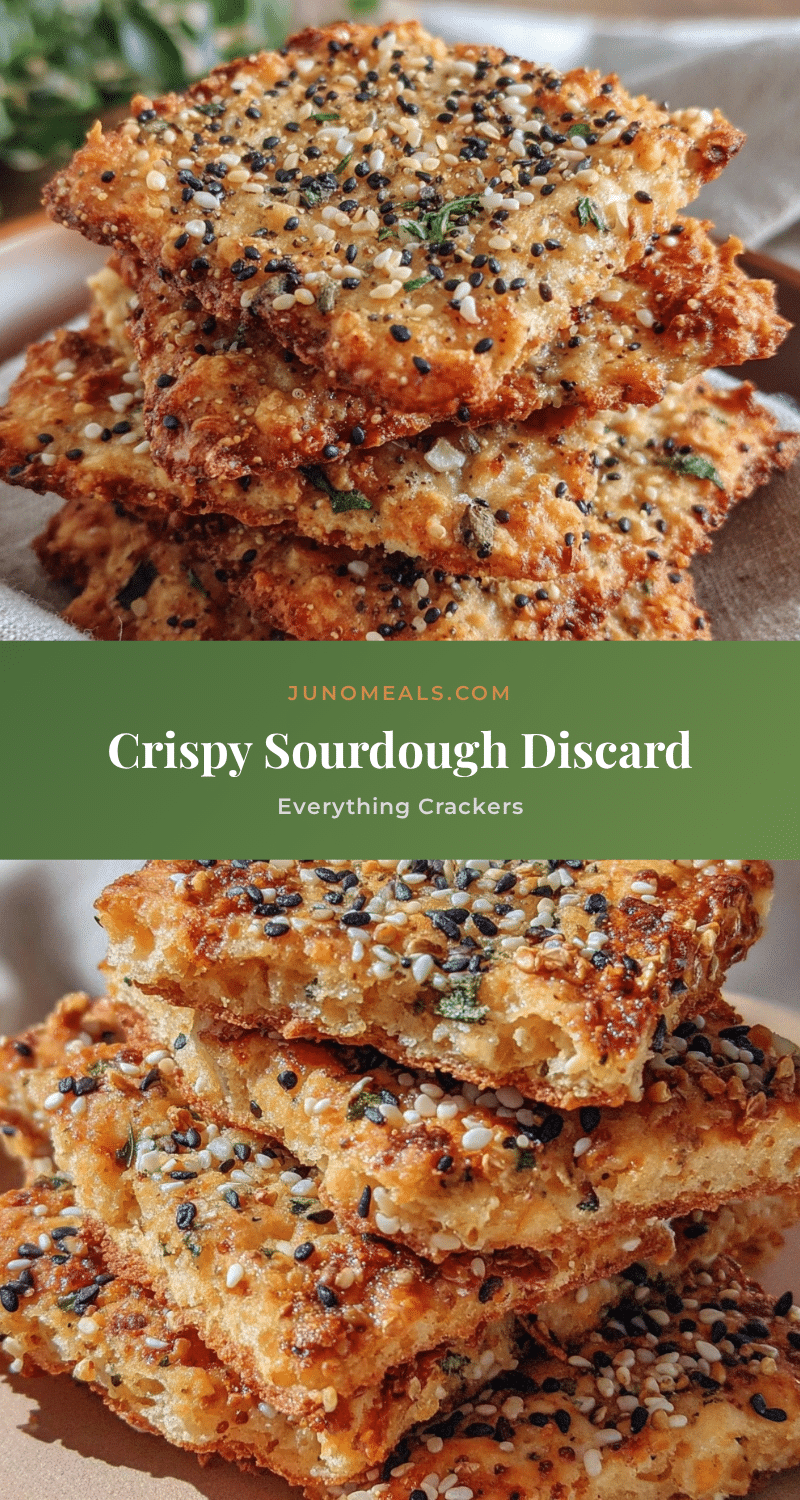 sourdough discard crackers recipe