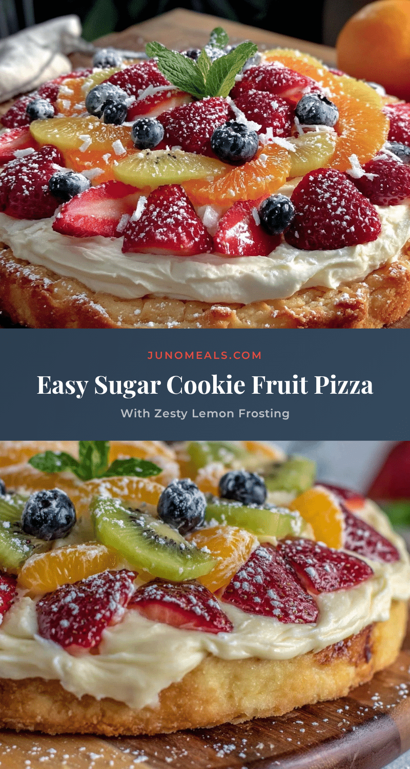 sugar cookie fruit pizza recipe