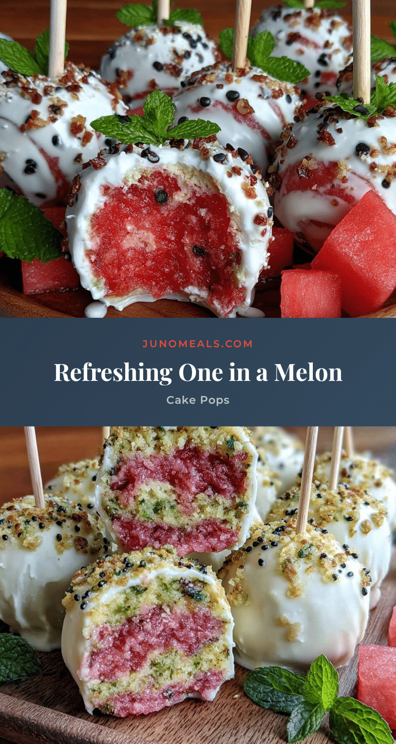 watermelon cake pops recipe