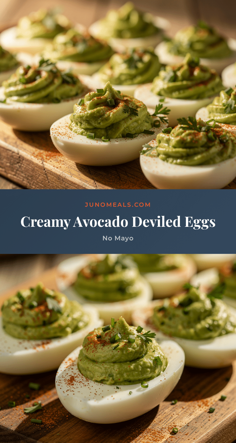 avocado deviled eggs recipe