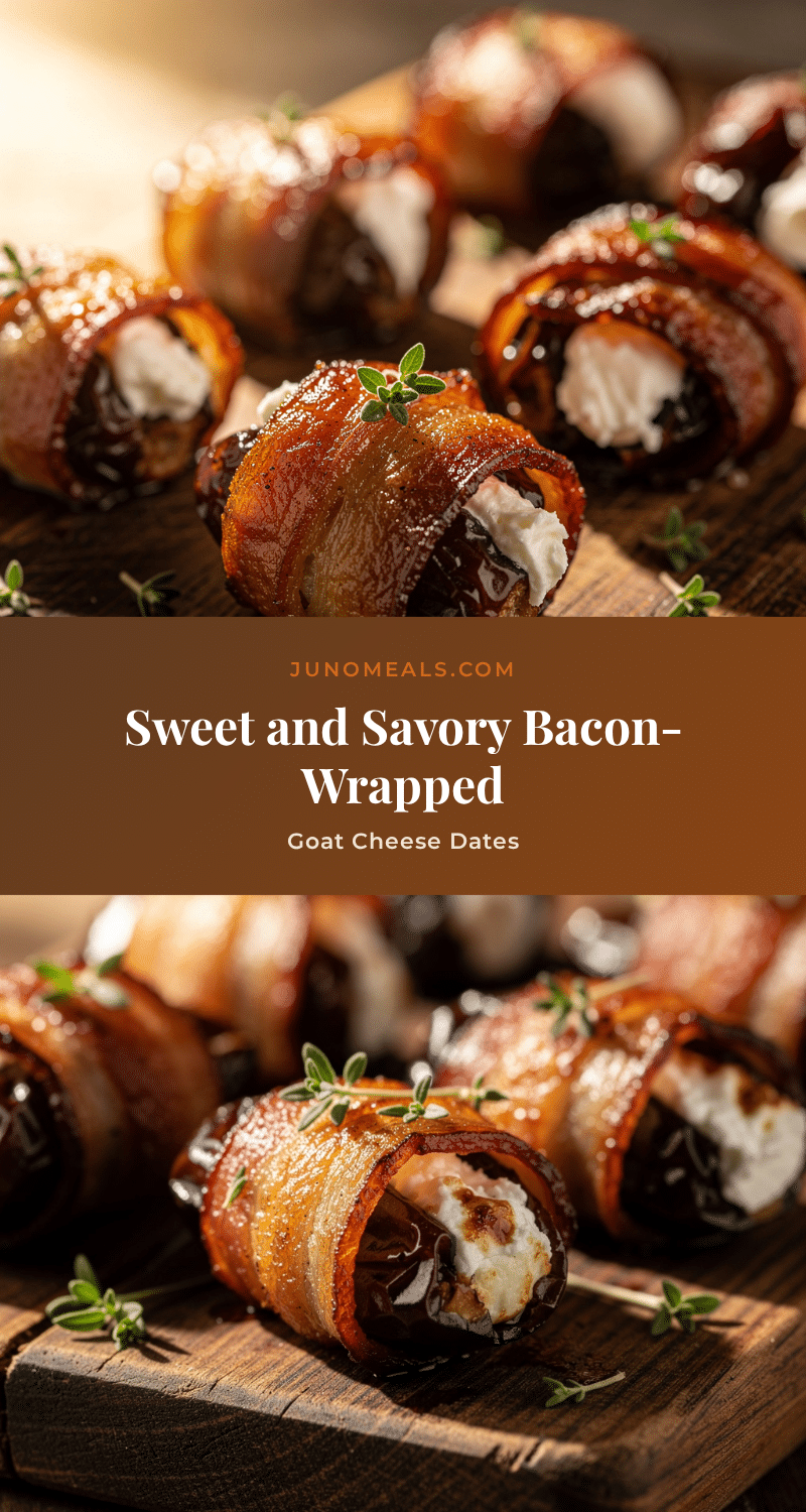 bacon-wrapped dates stuffed with goat cheese recipe