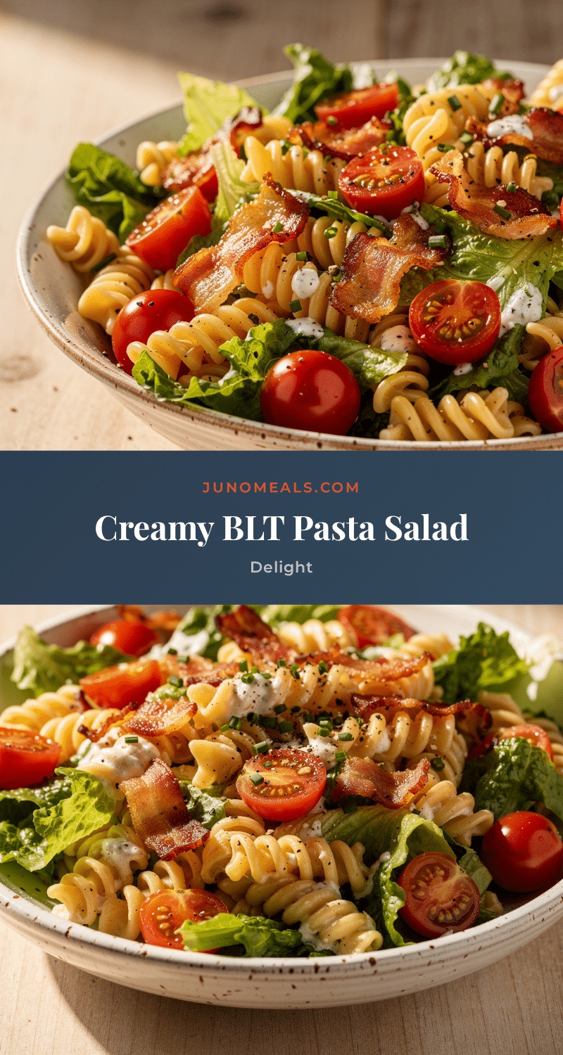 BLT pasta salad recipe