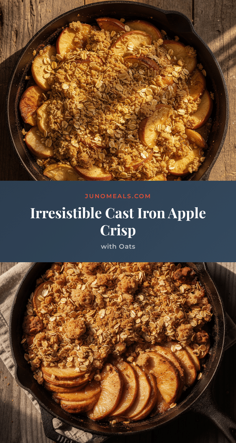 cast iron apple crisp recipe