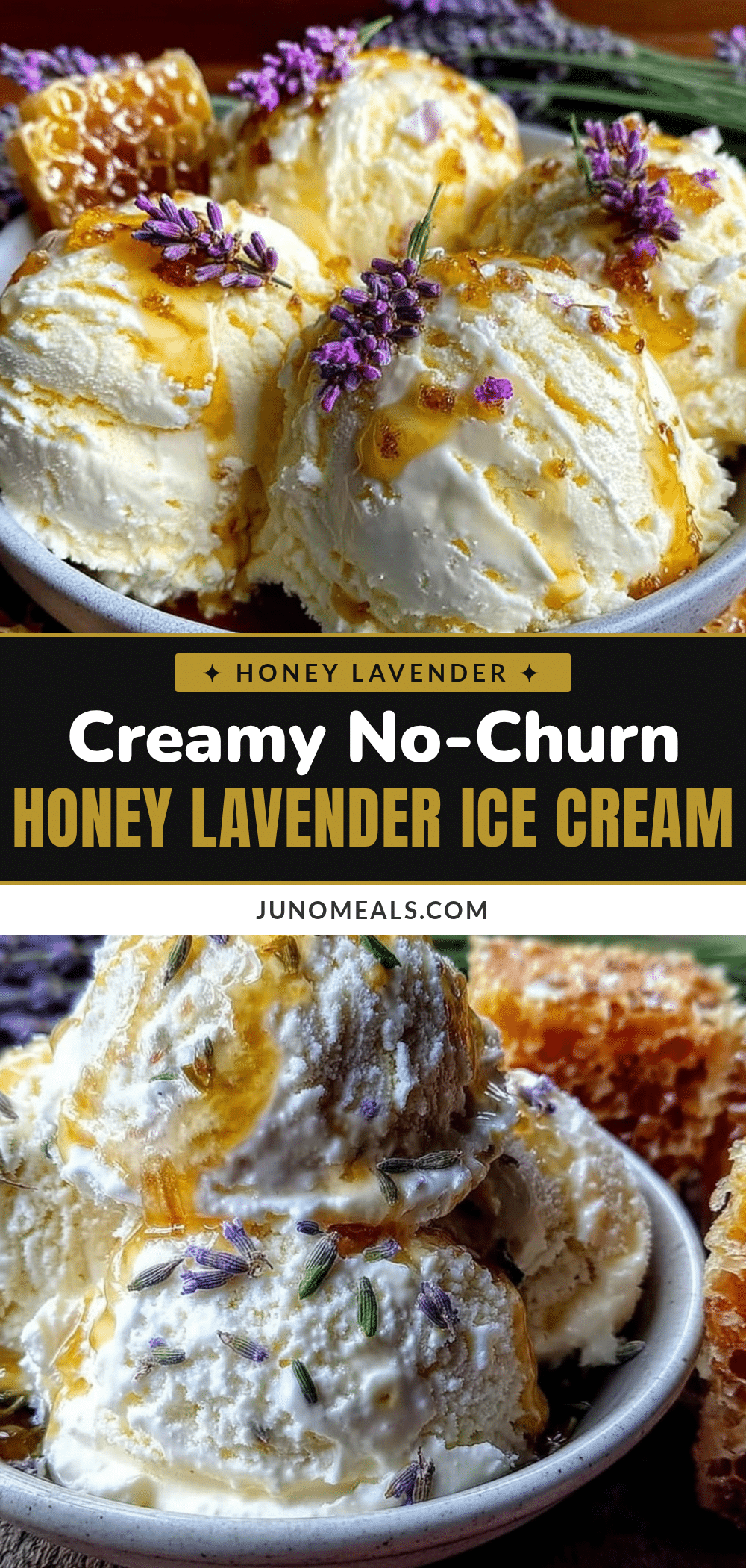 creamy honey lavender ice cream recipe