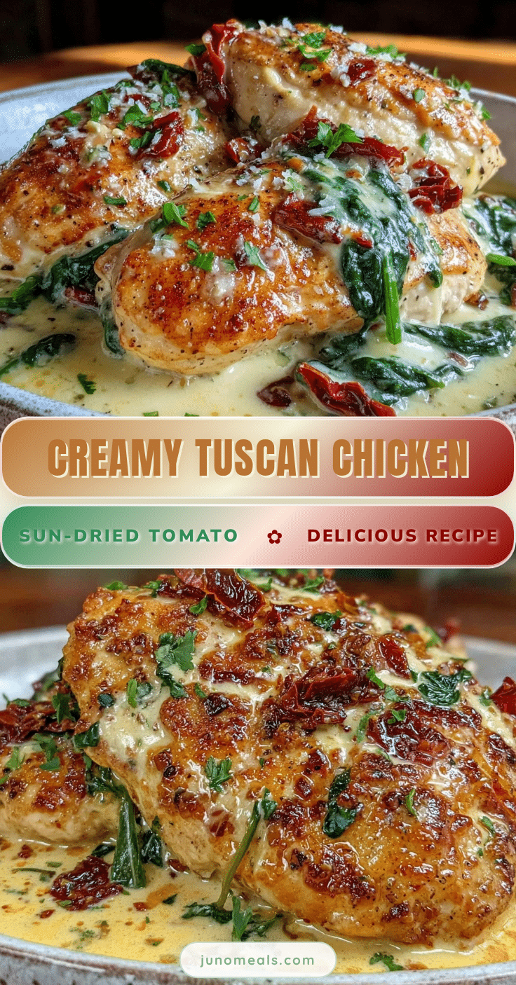 creamy tuscan chicken recipe