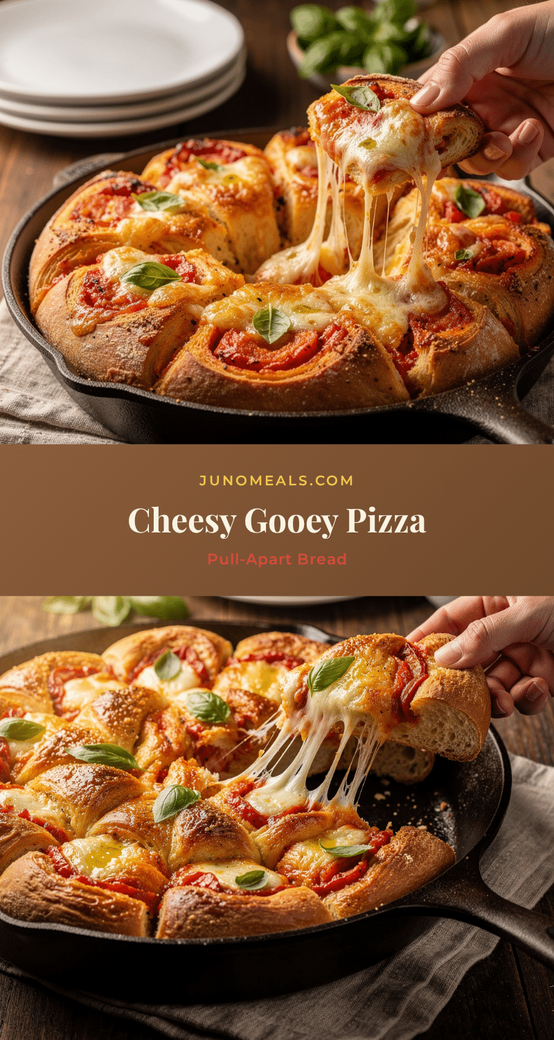 crispy pizza pull-apart bread recipe