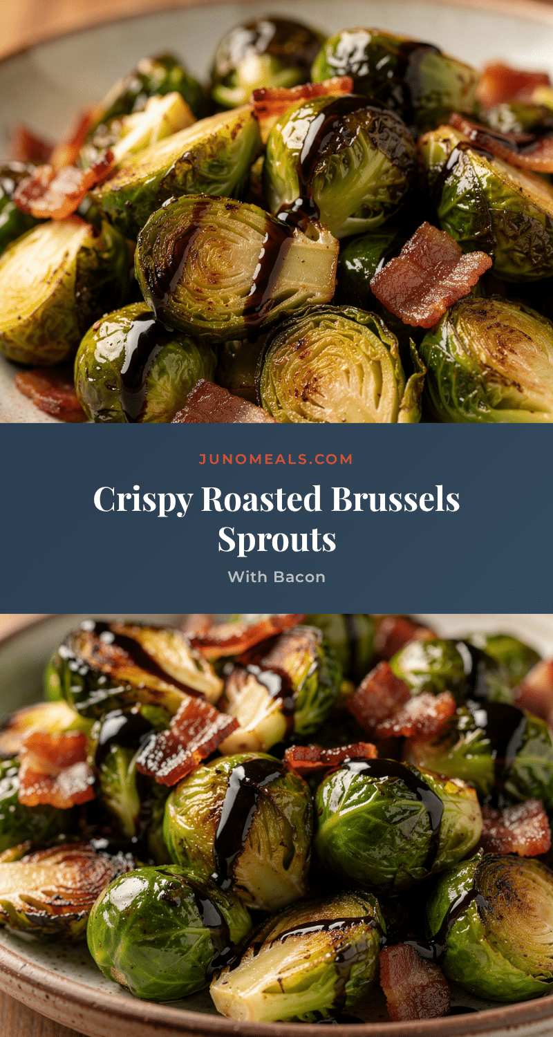 crispy roasted brussels sprouts with bacon and balsamic recipe