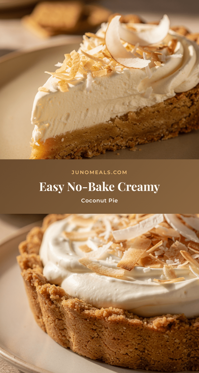 easy no-bake coconut cream pie recipe