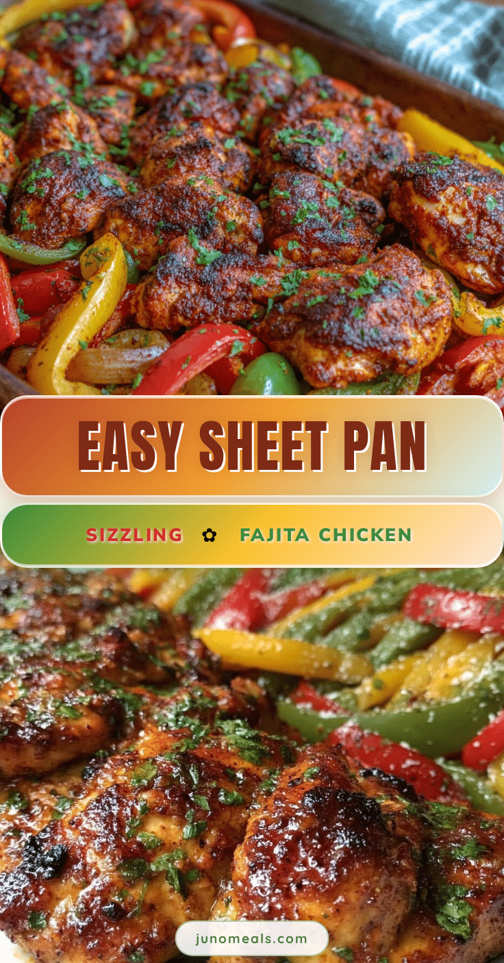 easy sheet pan fajita chicken recipe