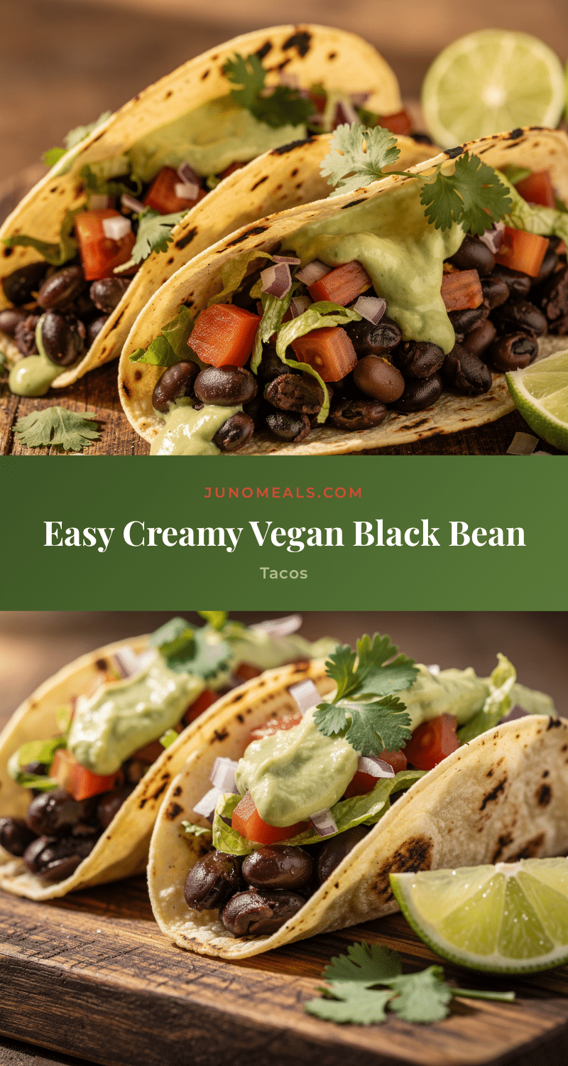 easy vegan black bean tacos recipe