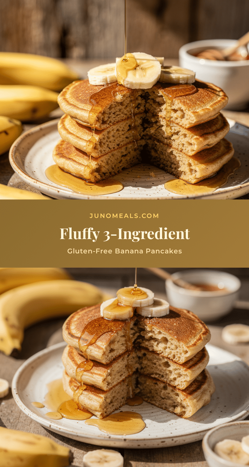 fluffy gluten-free banana pancakes recipe