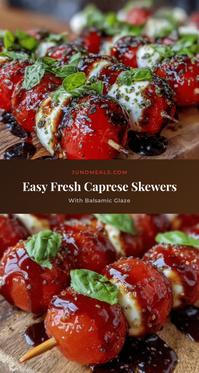 fresh caprese skewers recipe