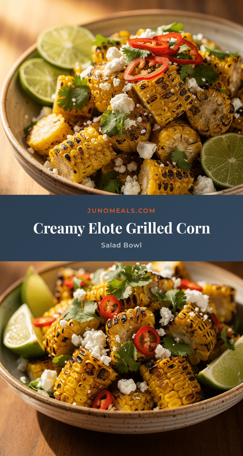 fresh elote grilled corn salad bowl recipe