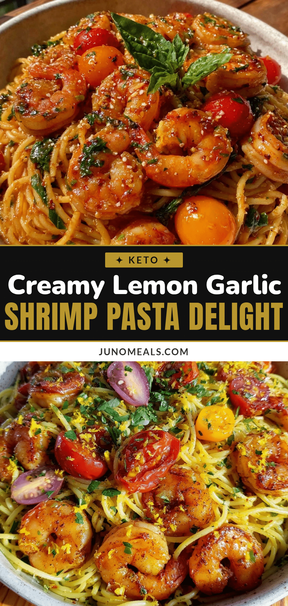 fresh lemon garlic shrimp pasta recipe