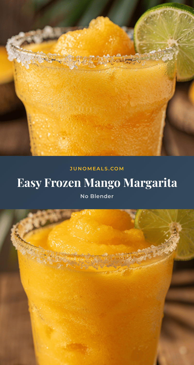 frozen mango margarita without a blender recipe