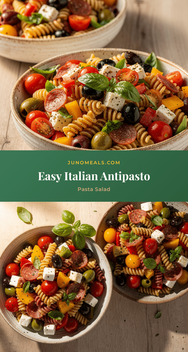 Italian antipasto pasta salad recipe