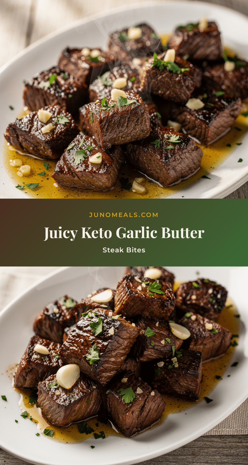 keto garlic butter steak bites recipe