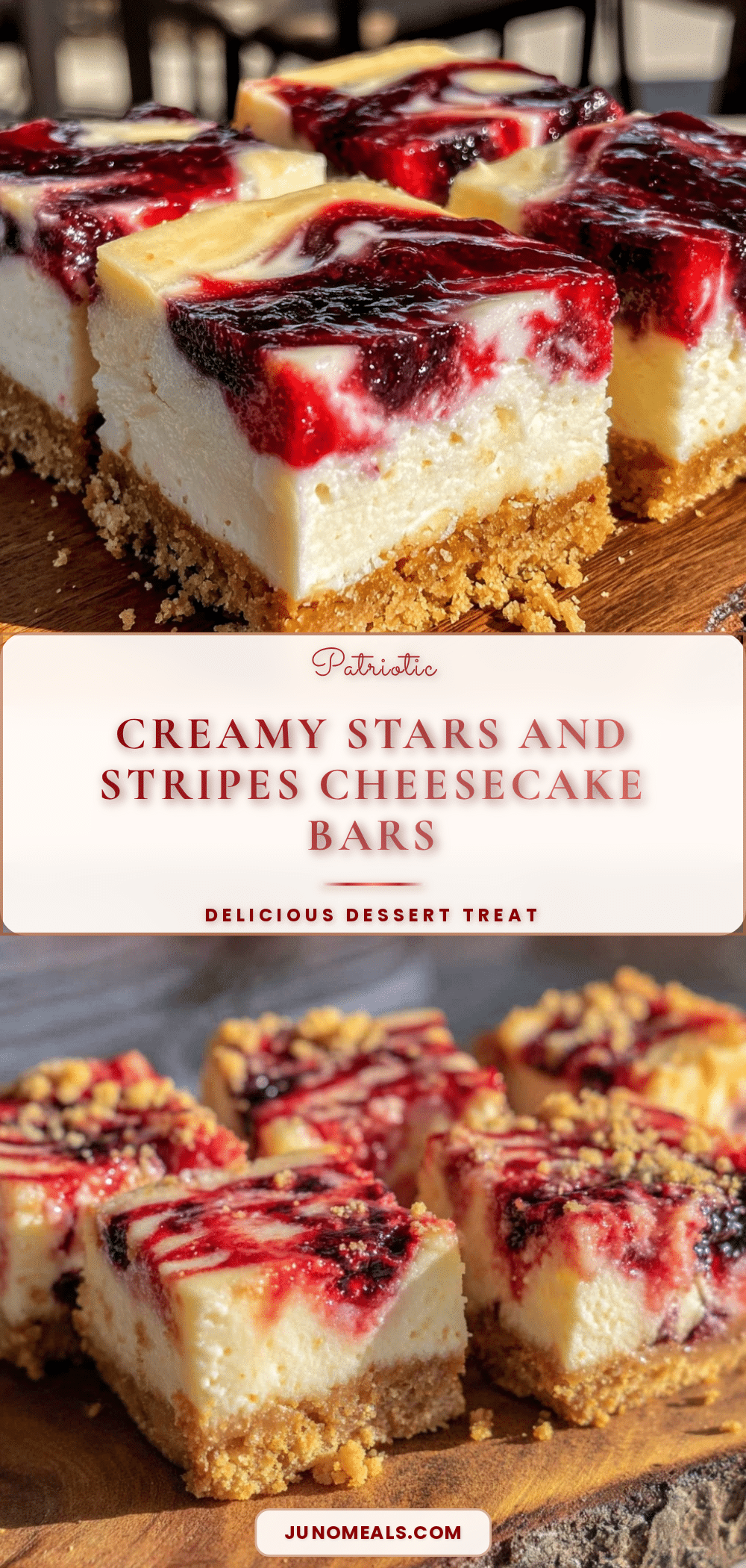 perfect stars and stripes cheesecake bars recipe