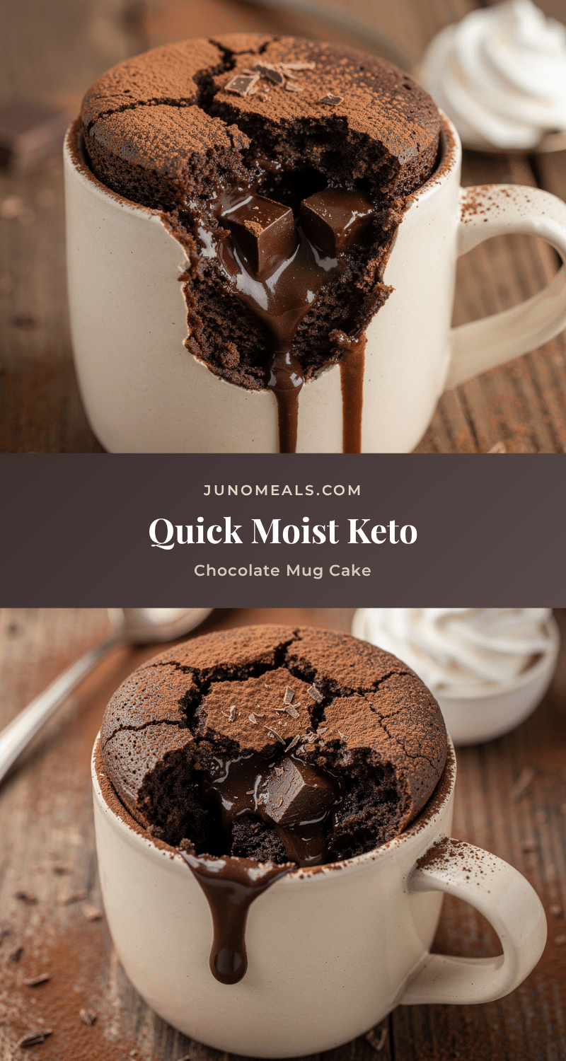 quick keto chocolate mug cake recipe