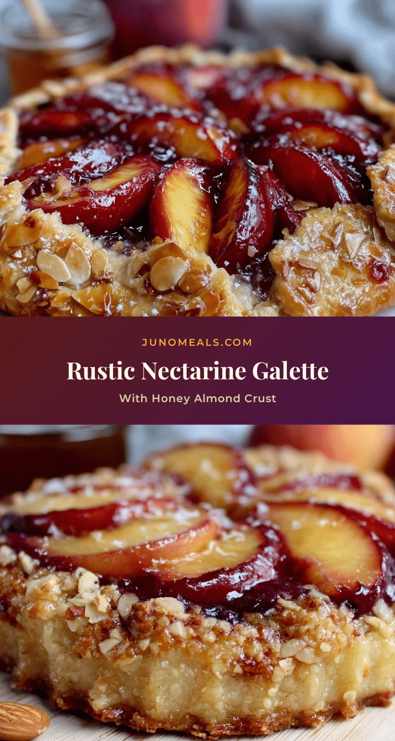 rustic nectarine galette recipe