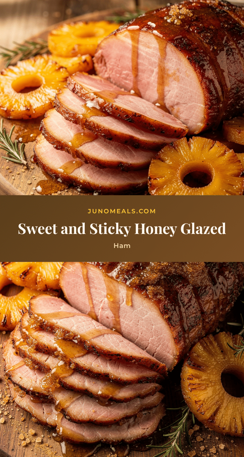 savory honey glazed ham recipe