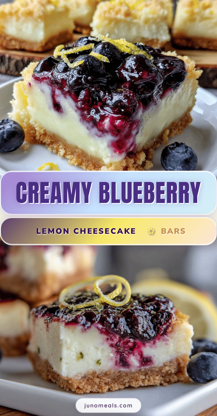 blueberry lemon cheesecake bars recipe