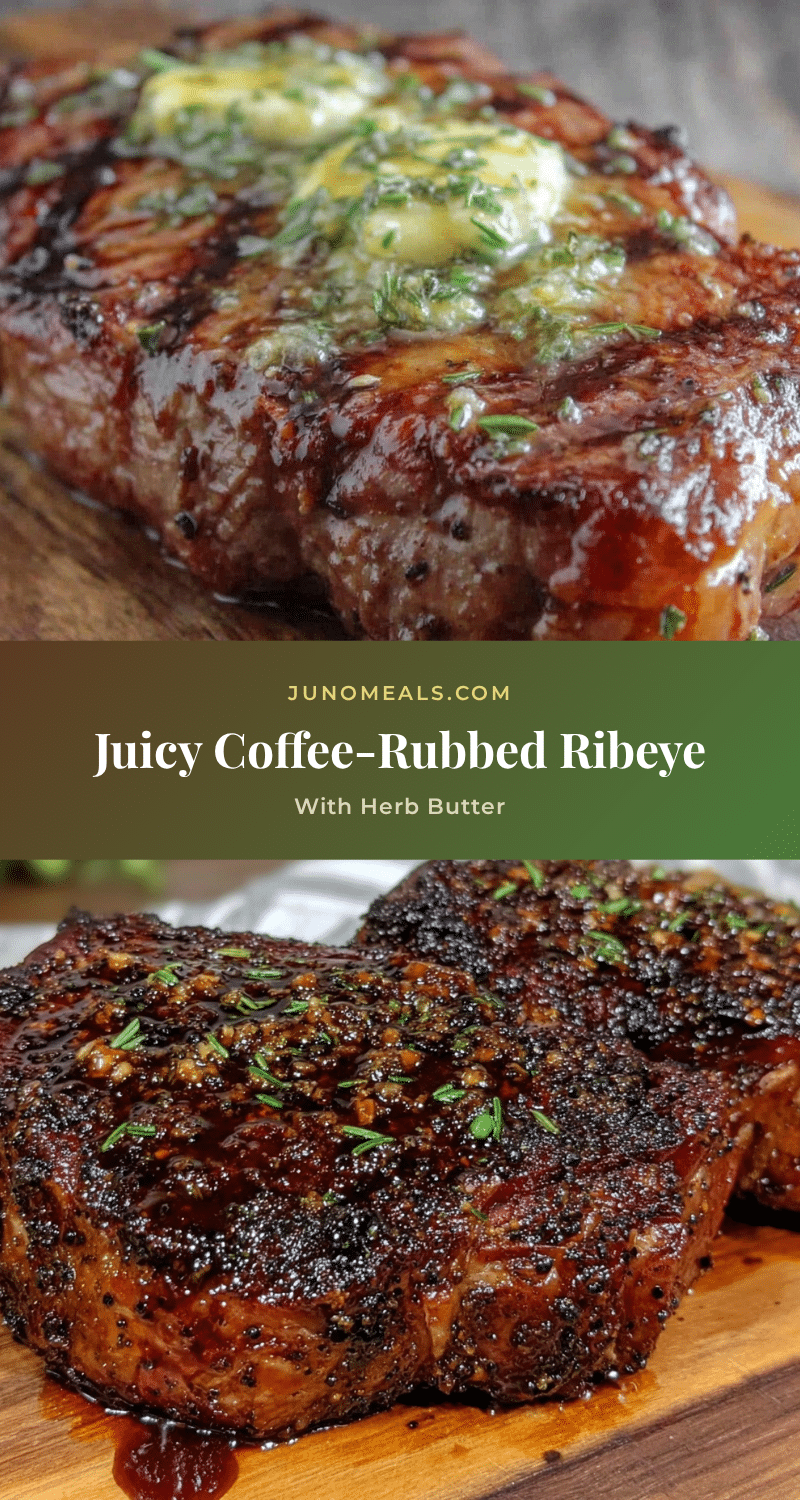 coffee-rubbed ribeye steak recipe
