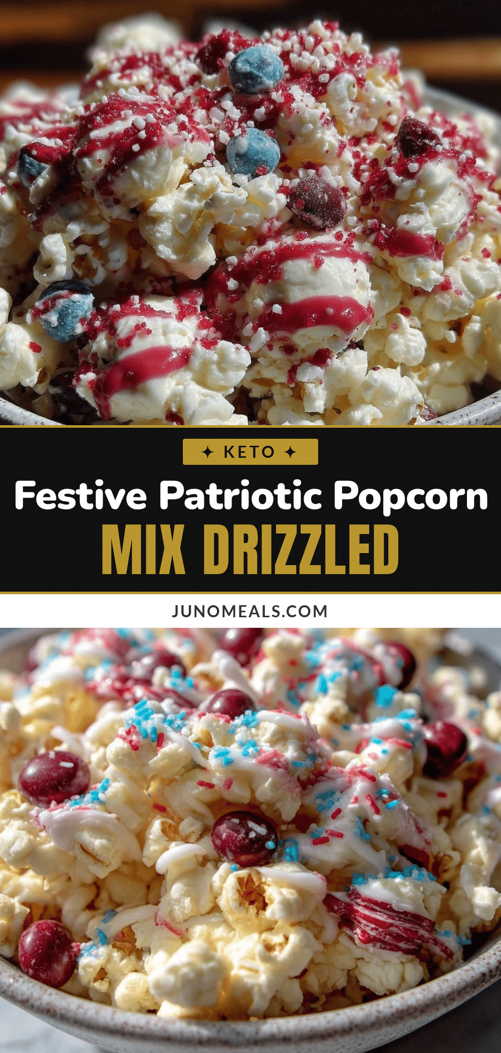 festive patriotic popcorn mix recipe