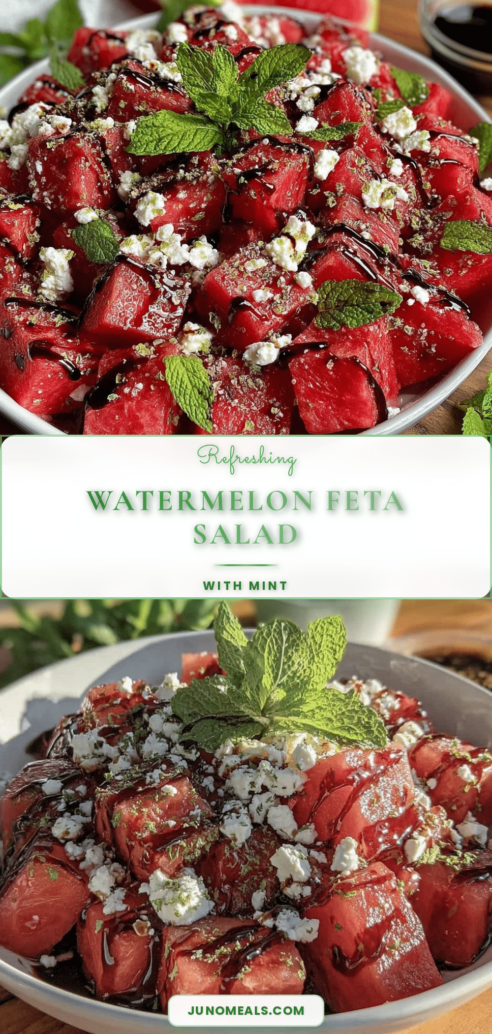 fresh watermelon feta salad recipe