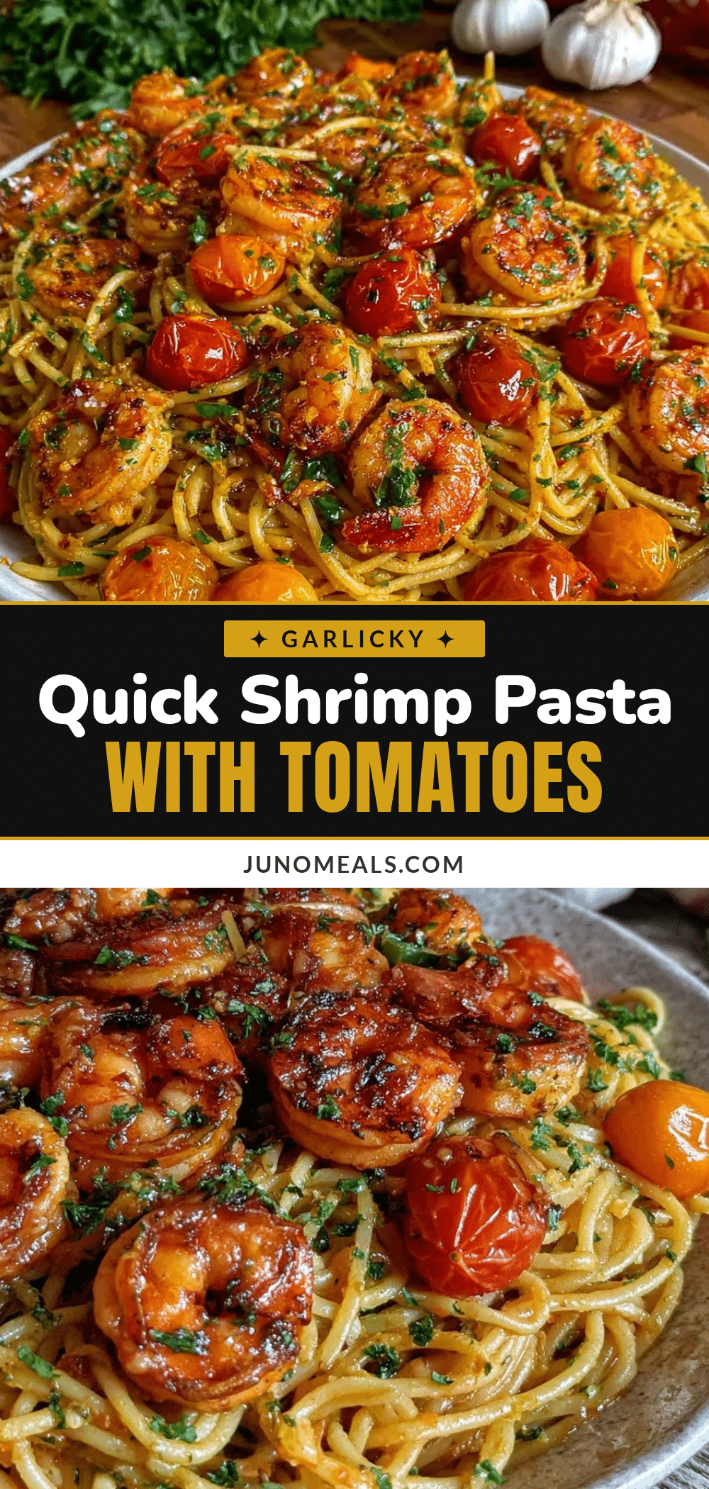 garlic shrimp pasta recipe