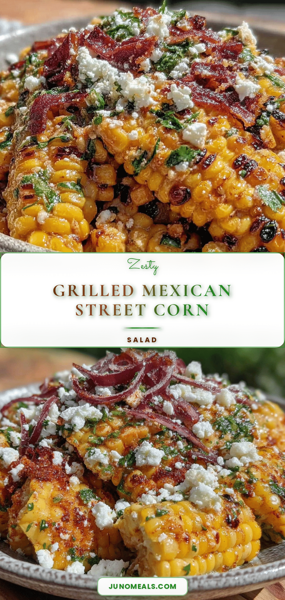 grilled Mexican street corn salad recipe