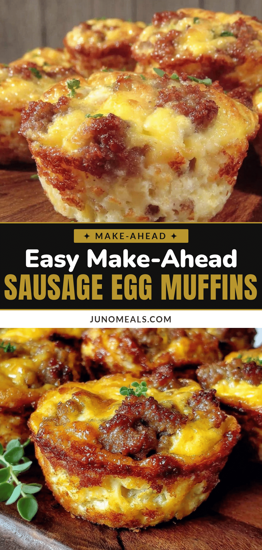 make-ahead breakfast egg muffins recipe