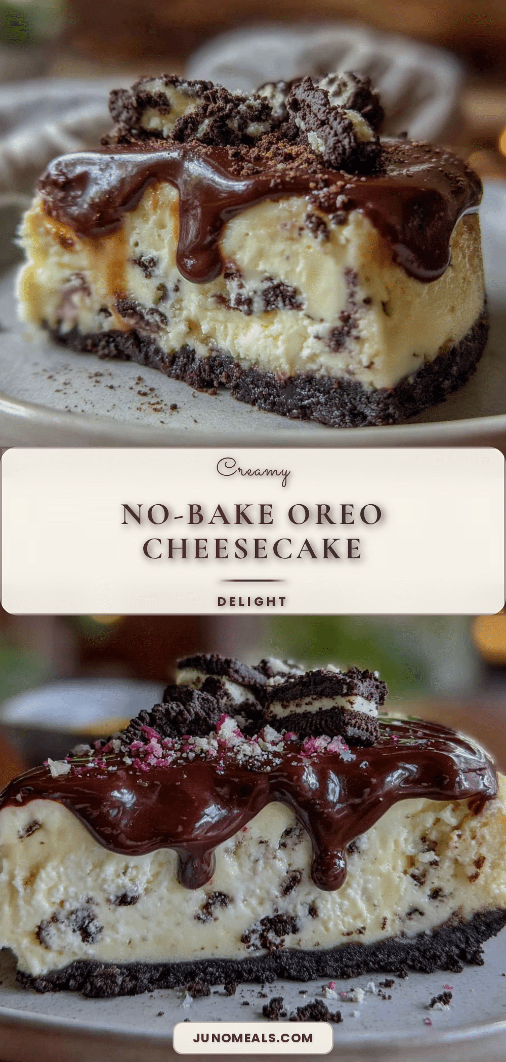 no-bake Oreo cheesecake recipe