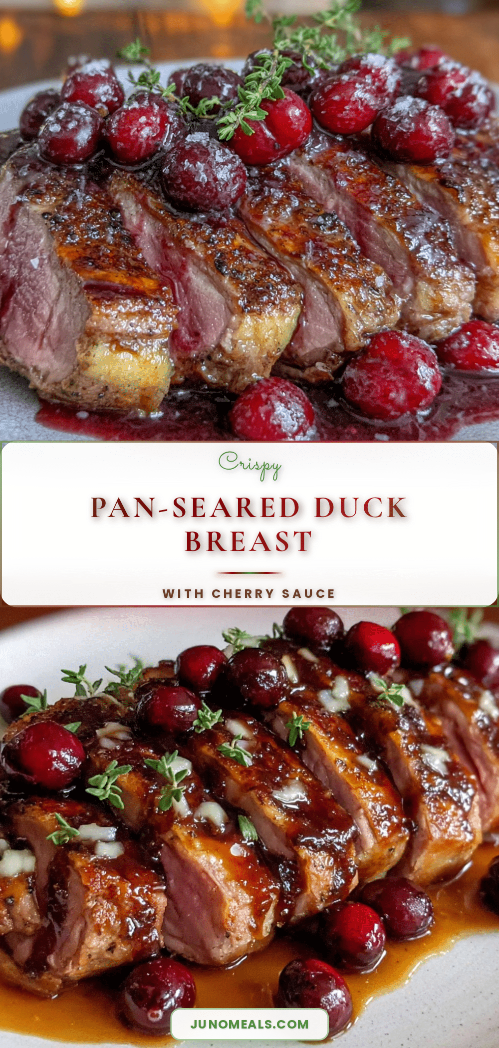 pan-seared duck breast recipe