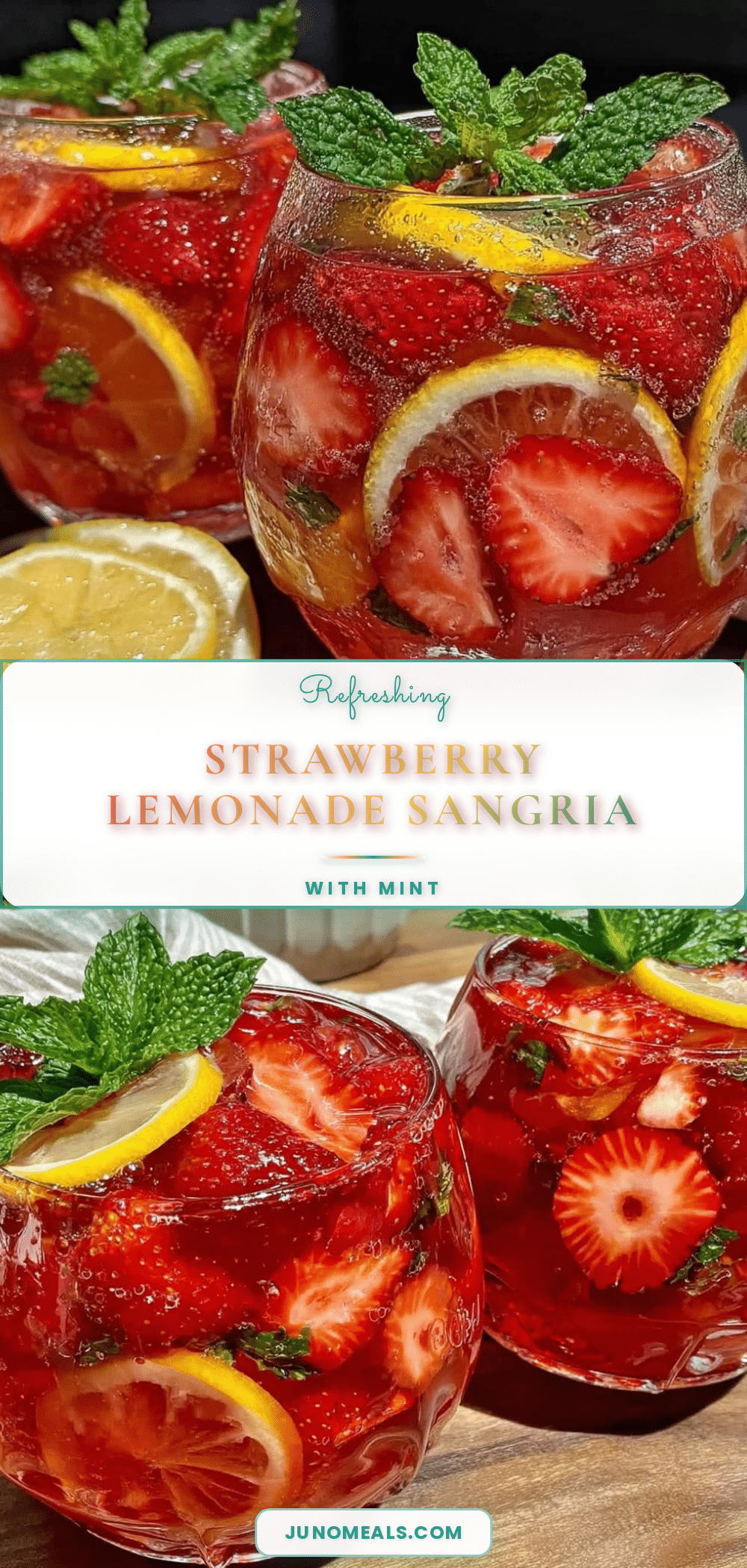 strawberry lemonade sangria recipe