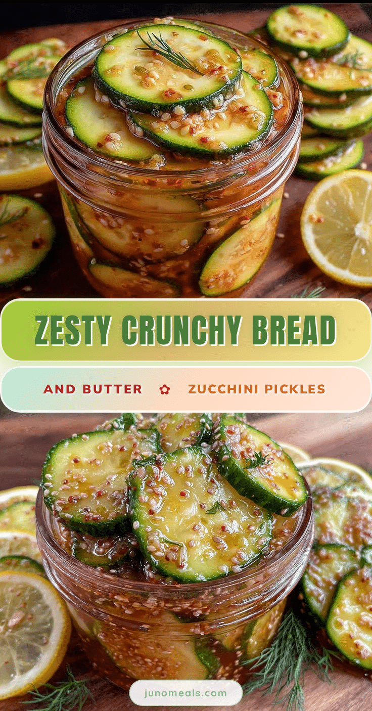 bread and butter zucchini pickles recipe
