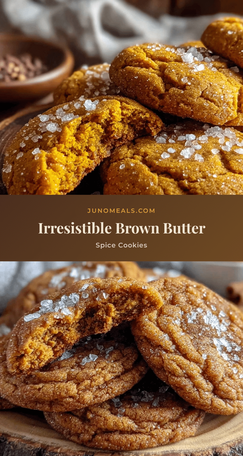 brown butter spice cookies recipe