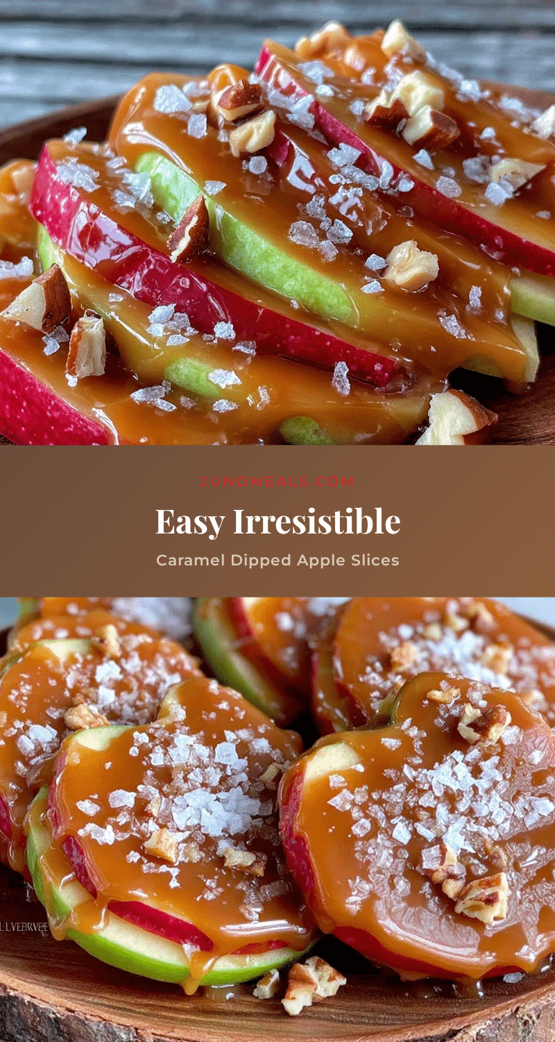 caramel dipped apple slices recipe