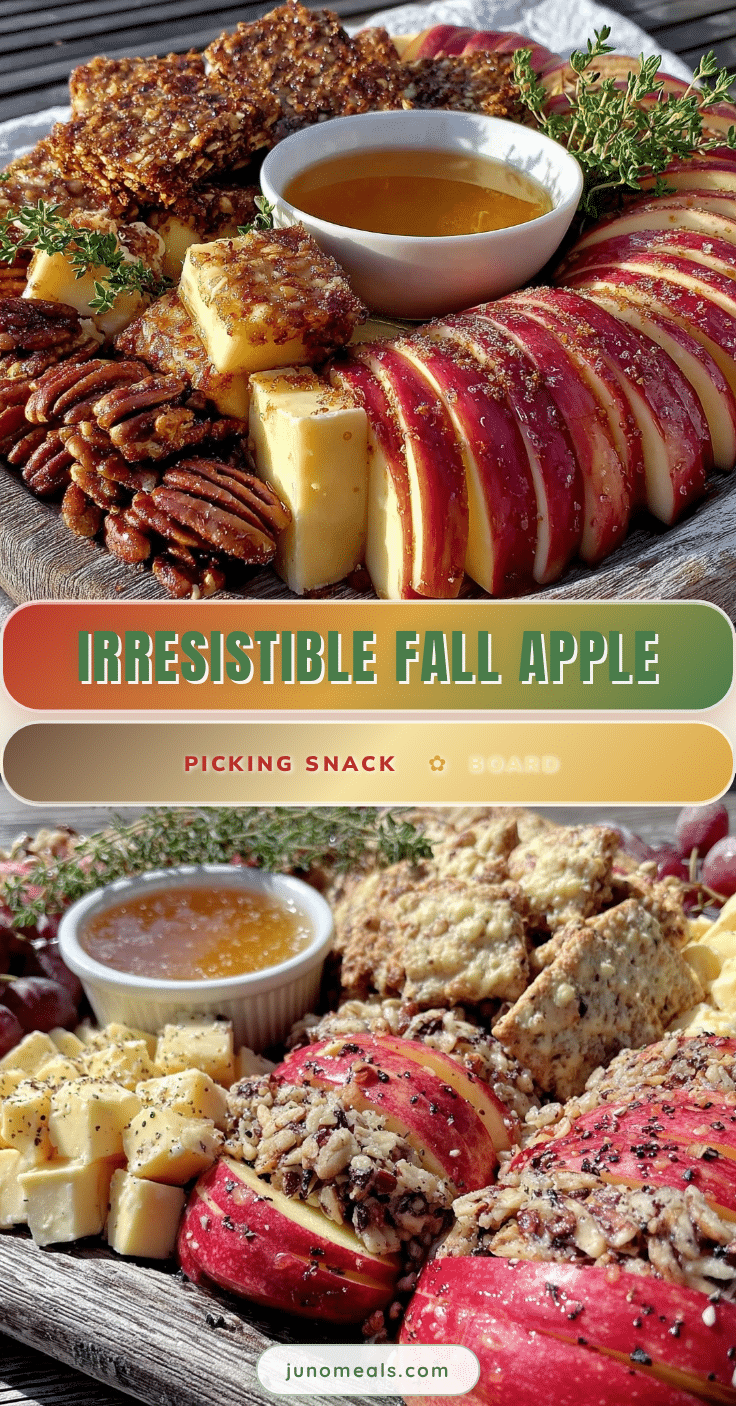 cozy apple picking snack board recipe