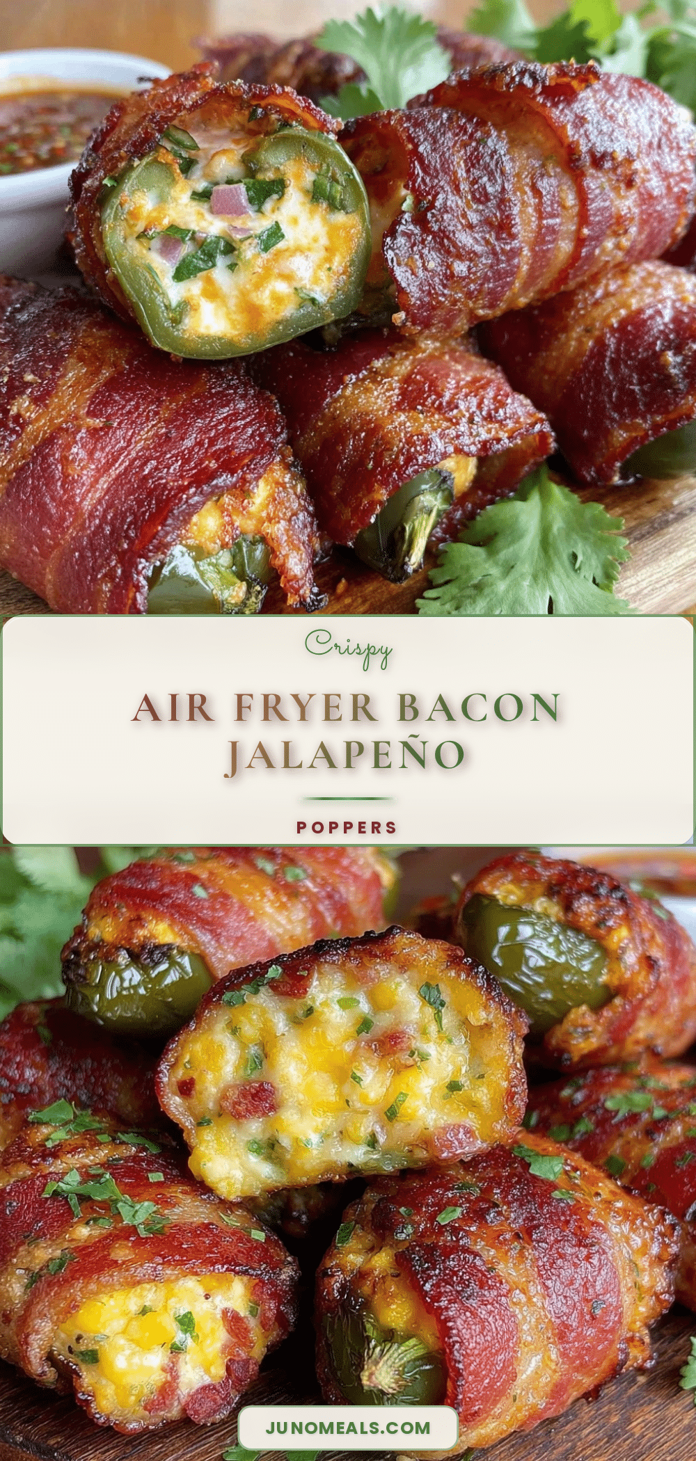 crispy bacon-wrapped jalapeño poppers air fryer recipe recipe