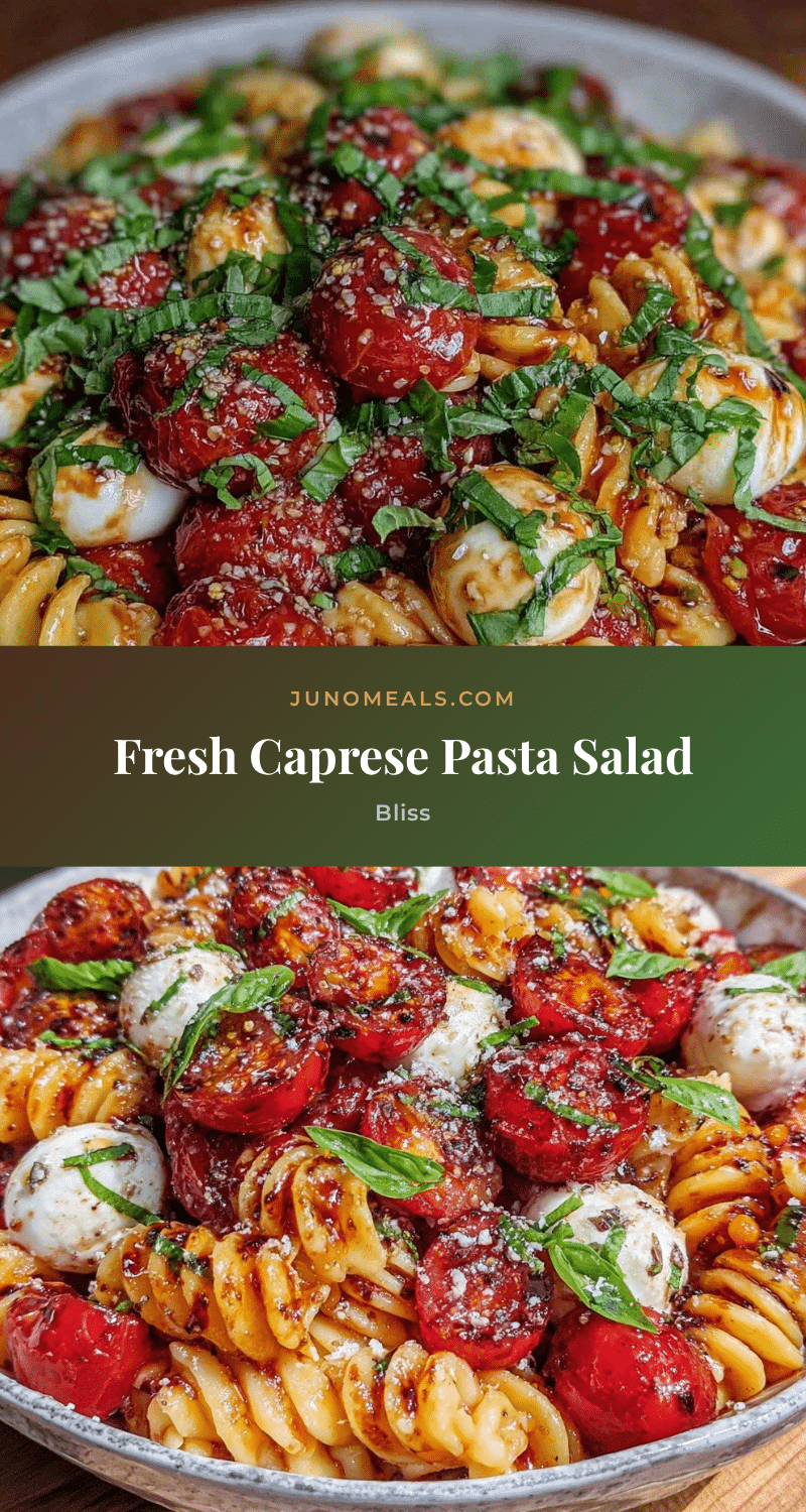 Fresh Caprese Pasta Salad recipe