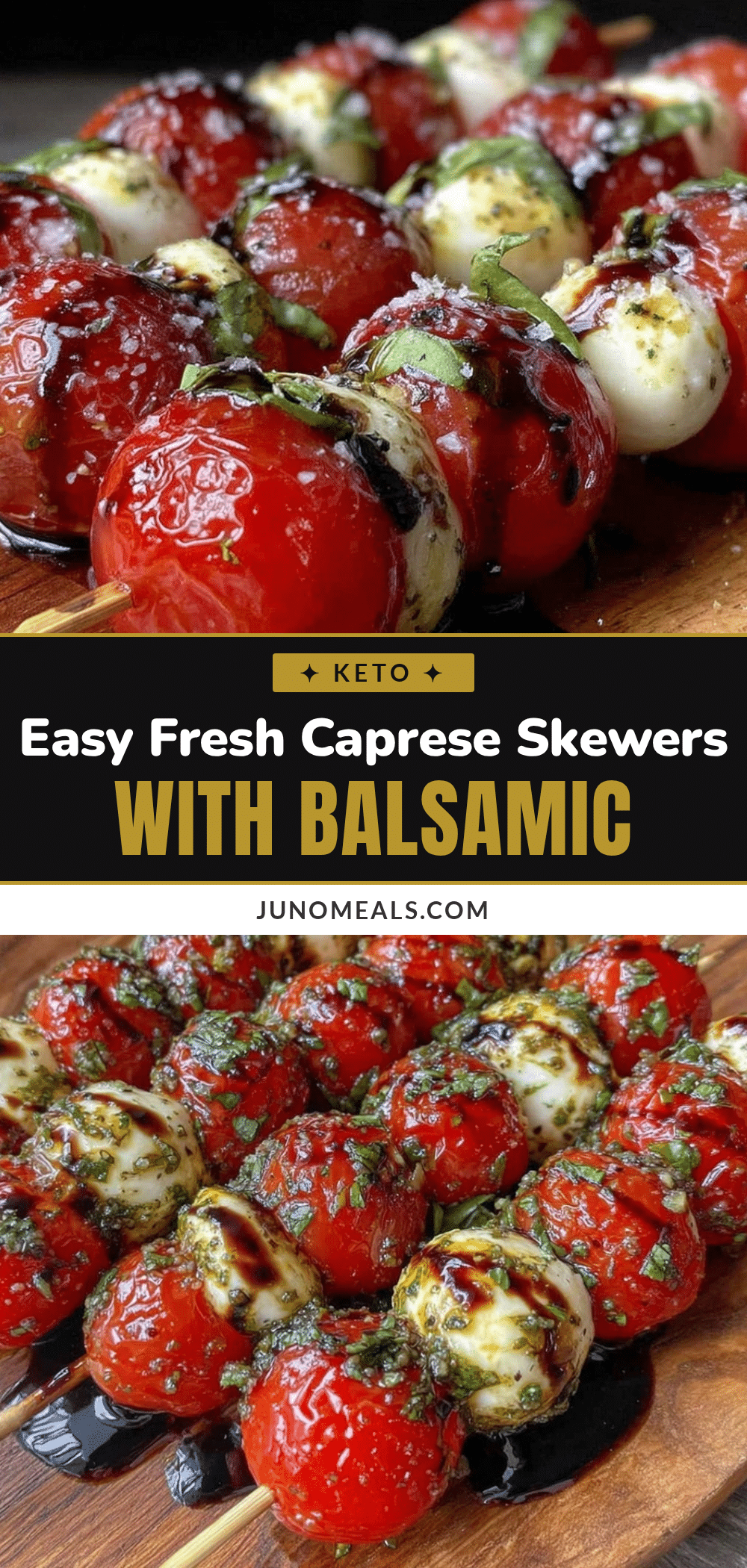 Fresh Caprese Skewers recipe