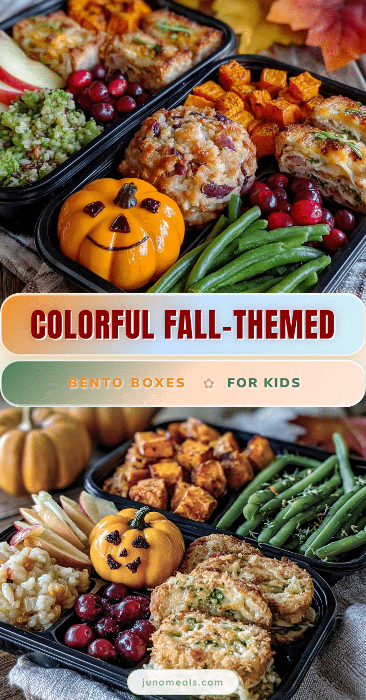 fresh fall-themed bento boxes for kids recipe