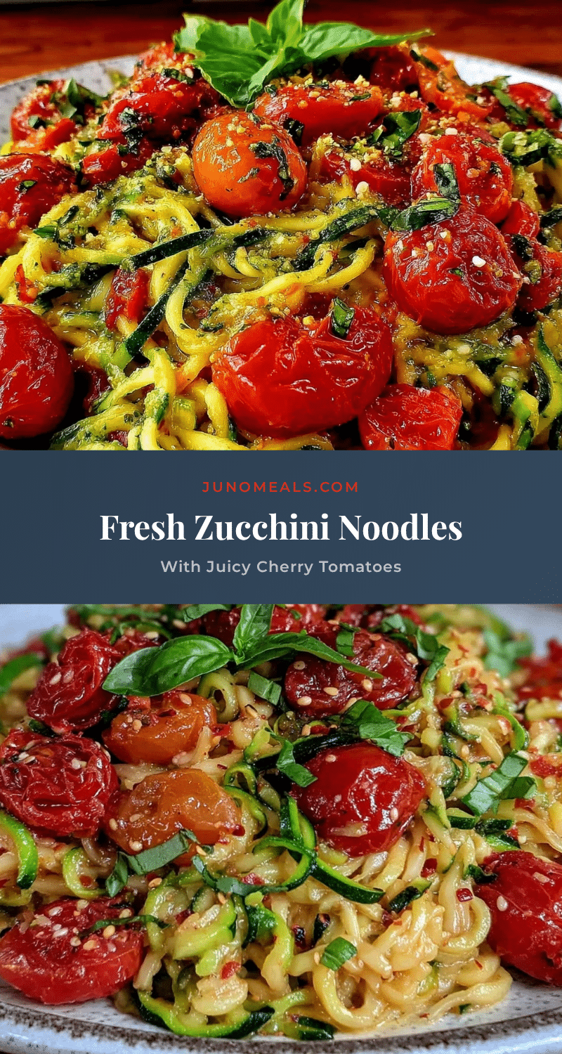 fresh zucchini noodles recipe
