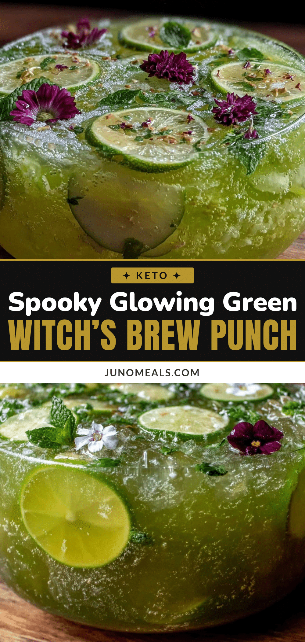 glowing green witch’s brew punch recipe