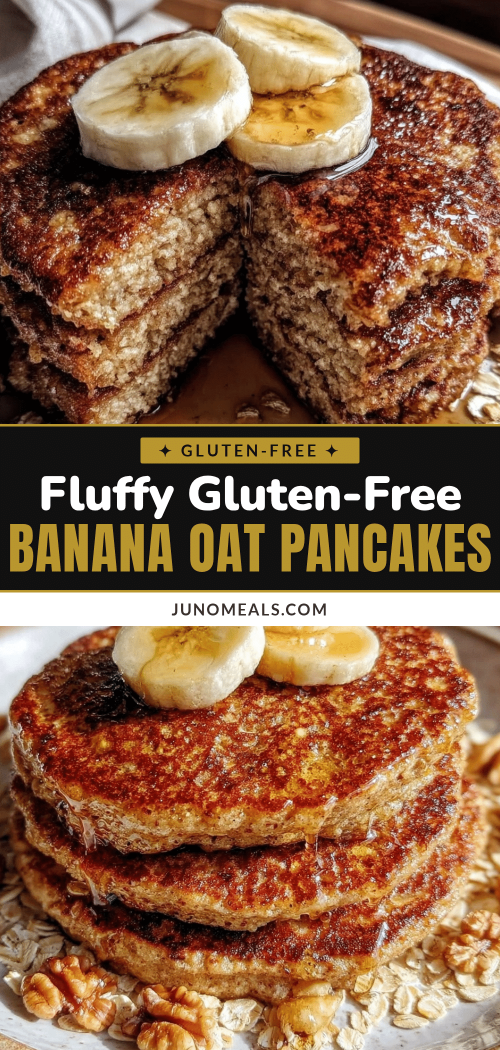 gluten-free banana oat pancakes recipe