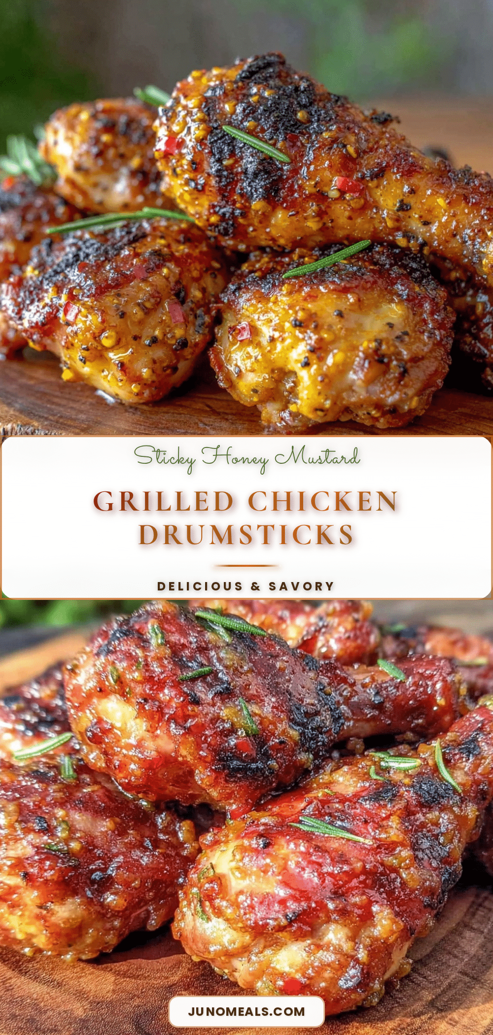 honey mustard grilled chicken drumsticks recipe
