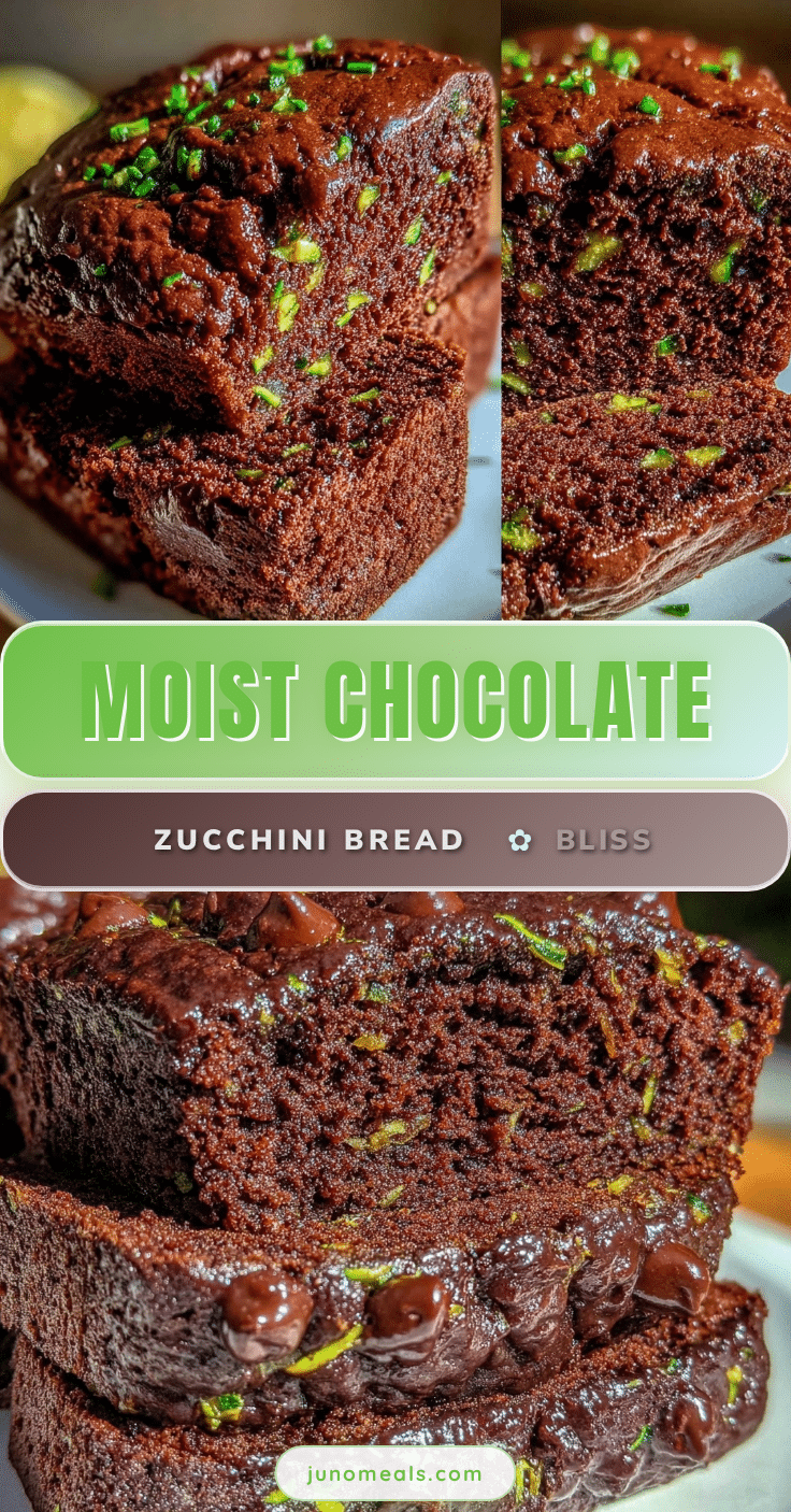 moist chocolate zucchini bread recipe