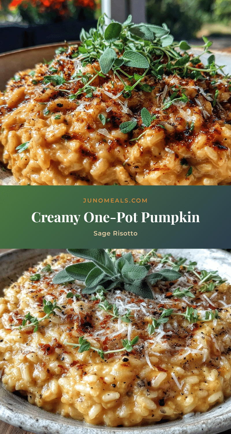 one-pot pumpkin sage risotto recipe