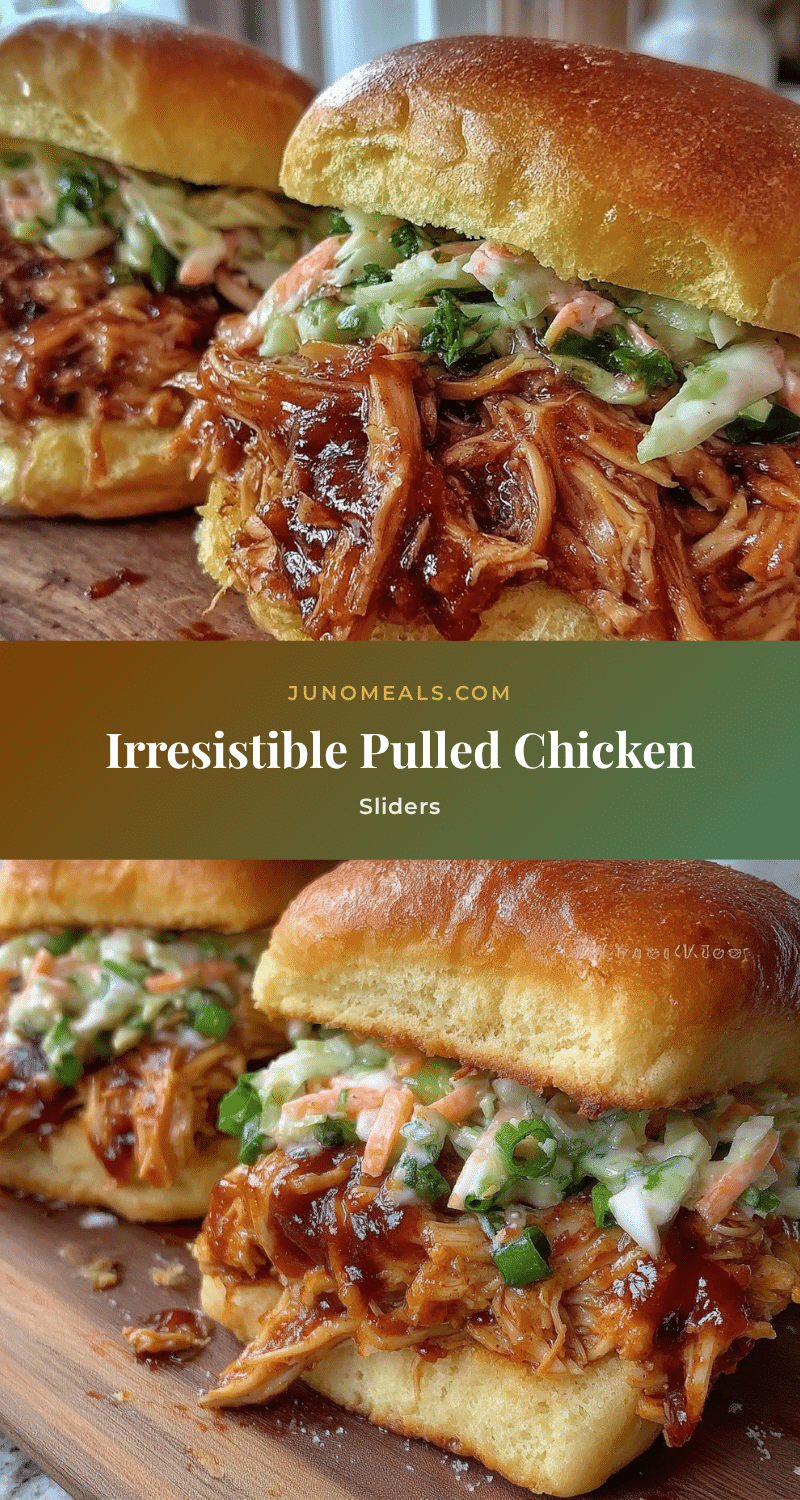 pulled chicken sliders recipe